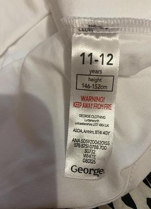 Підросткові нові маєчки  для дівчат котон еластан 11-12 років george . 4