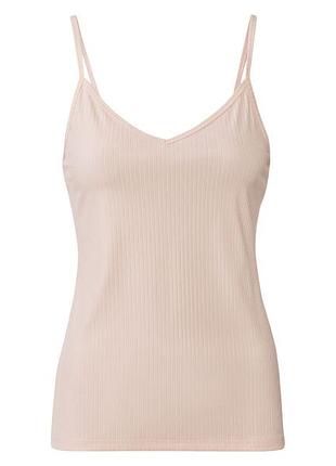 Майка бельевая в рубчик для женщины esmara lycra® 393137 s розовый