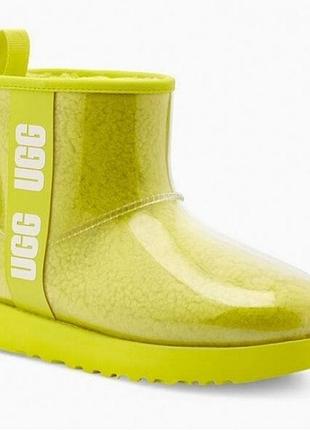 Непромокаючі ugg в яскраво лимонному кольорі 38р
