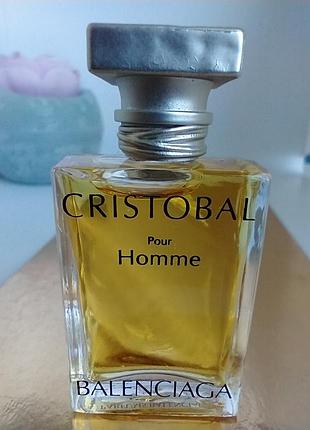 Cristobal pour homme balenciaga миниатюра 5мл винтаж