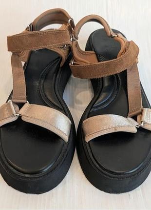 Босоножки zara на липучках 4