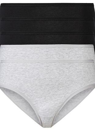 Трусики-слип набор 5 шт. хлопковые для женщины esmara lycra® 461353_464786_464792 xl комбинированный