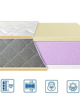Матрас ортопедический ultra memory 150x200 см 2