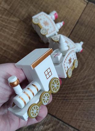 Новогодняя игрушка паровоз 4