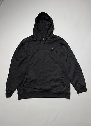 Темно-серое худи la gear с капюшоном женский размерорд 20 3xl 2xl