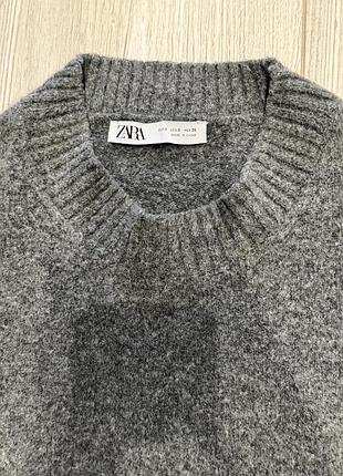 Сврий светр zara 7