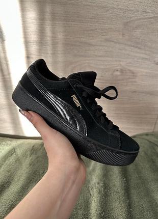 Puma vikky platform чорні 37,5 3