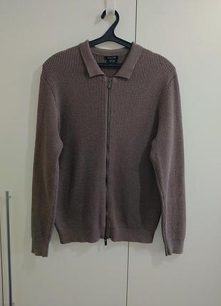Кофта zip massimo dutti кардиган хлопок lacoste ralph lauren gant
