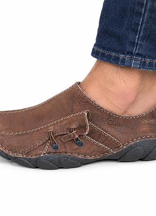Clarks momo spirit 2 мокасин и шкіряні чоловічі