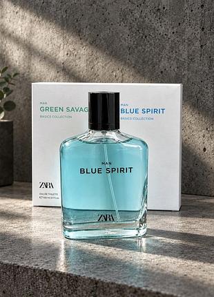 Туалетна чоловіча вода zara blue spirit, 100 мл