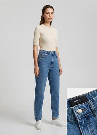 Синие стильные джинсы denim reserved