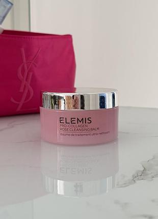 Бальзам для очищения лица elemis pro-collagen rose cleansing balm гель для умывания elemis pro-collagen rose cleansing balm умывалка