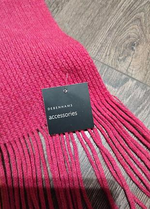 Шарф dobenhams 80% шерсть новый 9