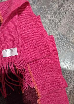 Шарф dobenhams 80% шерсть новый 5