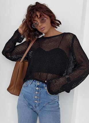 Черный сетчатый женский лонгслив кофта сетка м, s zara sport чернний лонгслив сетка