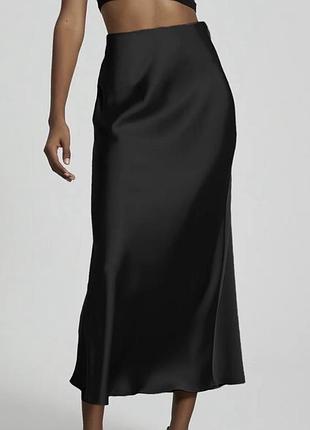 Сатинова спідниця zara