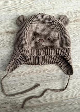 Шапка h&m 6-12м.