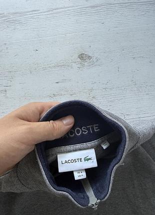 Світшот lacoste 1/3 zip оригінал 5