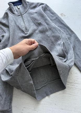 Світшот lacoste 1/3 zip оригінал 6