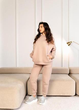 Костюм женский "bonny" бежевый l-xl, брюки, костюм