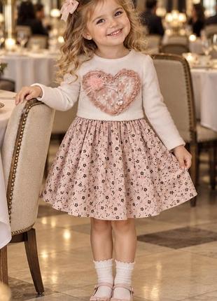 Next zara ошатна тепла біла святкова сукня плаття дівчинці 2-3,5 роки 98-104 розмір