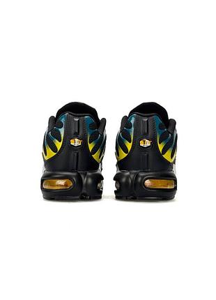 Nike air max plus tn black teal yellow 5