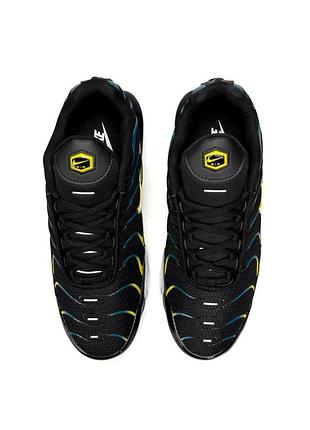 Nike air max plus tn black teal yellow 4