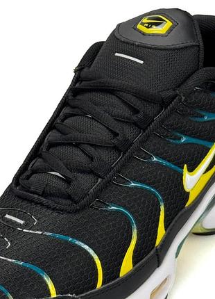 Nike air max plus tn black teal yellow 6