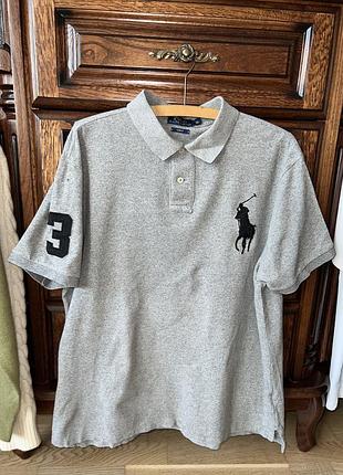 Оригінальне чоловіче поло polo ralph lauren (big pony) — xl