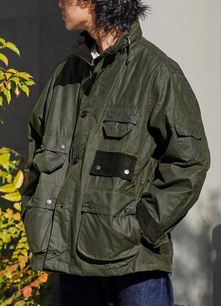Нова куртка barbour editor wax jacket l