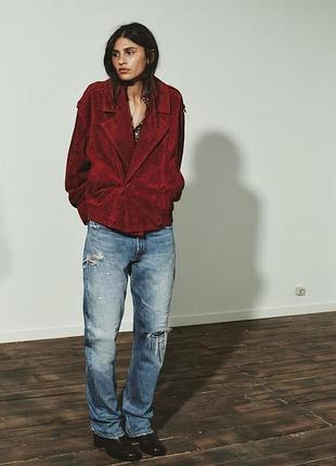 Жіноча куртка бомбер косуха з еко шкіри zara