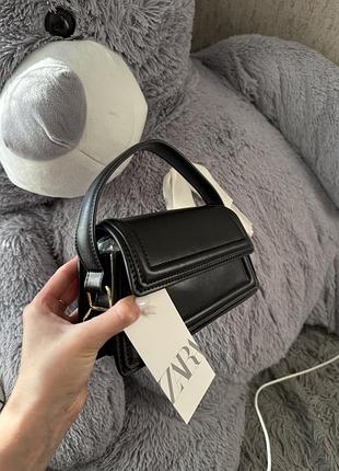 Сумка zara чорна 8