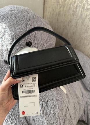 Сумка zara чорна 7