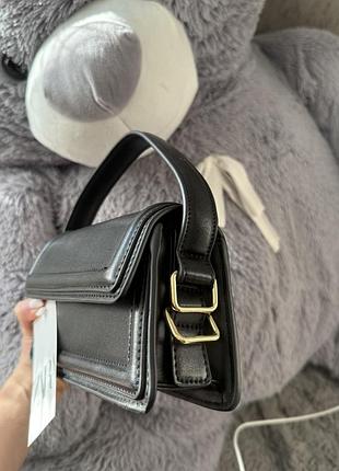 Сумка zara чорна 9