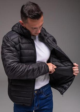 Мужская куртка casual утепленная черная 3