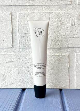 Dr. b lab hydrating serum-to-highlighter інноваційний гібридний догляд 30мл
