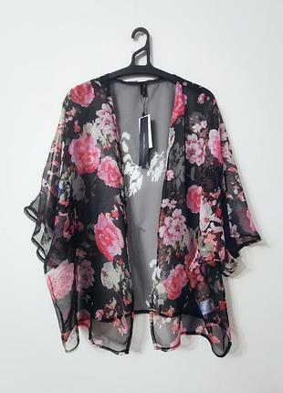 Новая кимоно-накидка, батал xxxl