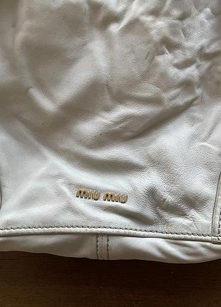 Шкіряна сумка miu miu 2