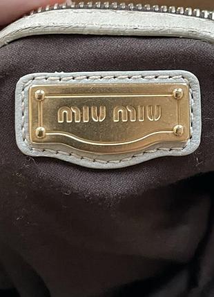 Шкіряна сумка miu miu 3