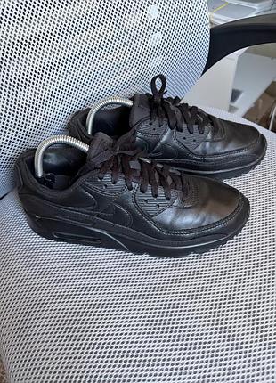 Шкіряні кросівки nike air max 90 ltr