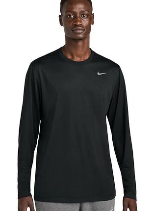 Лонгслив спортивный мужской черный nike 8