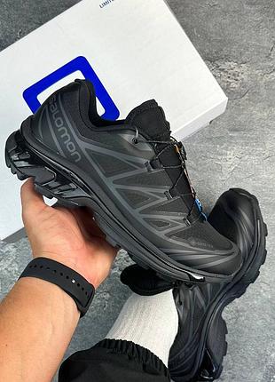 Salomon xt-6 gore-tex total black ✅