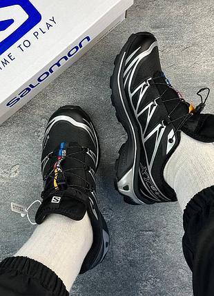 Salomon xt-6 gore-tex black/grey ✅ 5