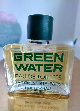 Green water  jacques fath миниатюра 4мл винтаж редкость