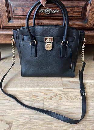 Оригінальна жіноча сумка michael kors hamilton (натуральна шкіра)