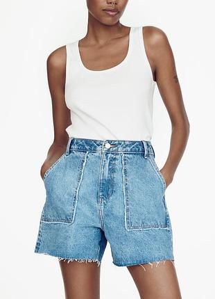 Качественные джинсовые шорты zara