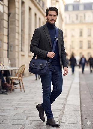 Стильна вмістка сумка через плече longchamp, оригінал, унісекс