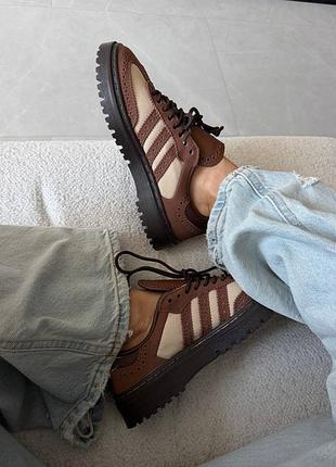 Adidas samba wtr
brown leather / beige 8