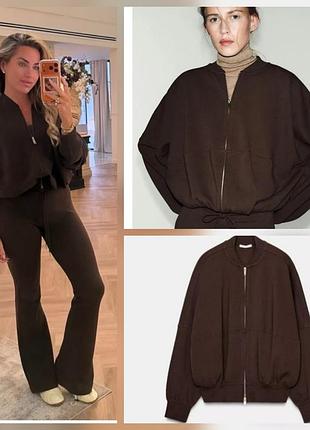 Тренд сезона! бомбер zara в стиле old money ✨ m-l