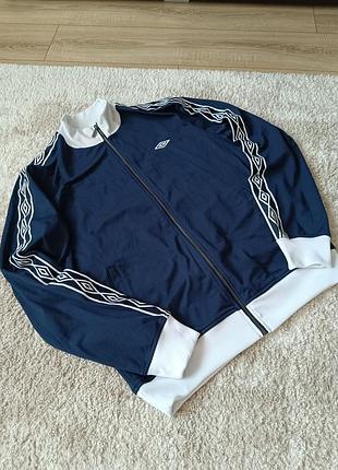Кофта олимпийка мастерка umbro с лампасами под vintage спортивная